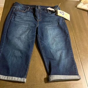 D.jeans new 16 w jean demon rolled capri
